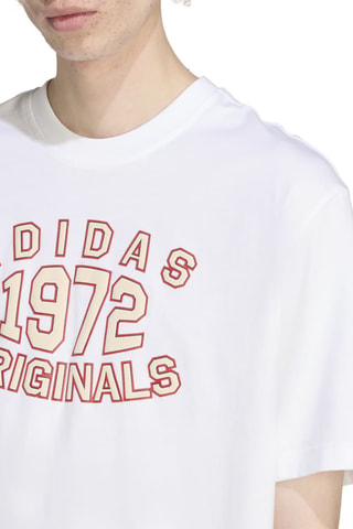 T-shirt loose Graphic - Blanc