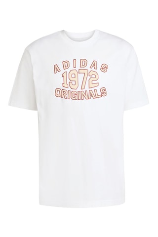 T-shirt loose Graphic - Blanc