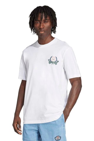 T-shirt loose Graphic - Blanc