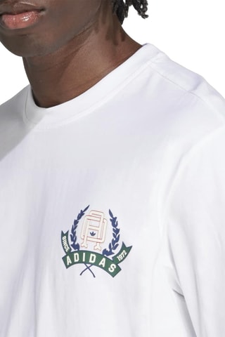 T-shirt loose Graphic - Blanc