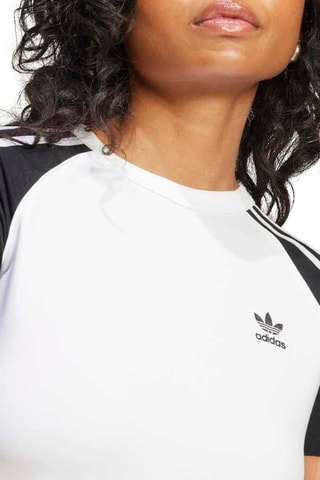 T-shirt slim Adicolor - Blanc
