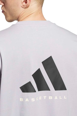 T-shirt loose de basketball - Gris clair