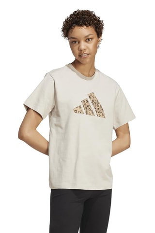 T-shirt regular Animal - Beige