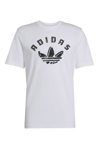 T-shirt loose Graphic Tee - Blanc