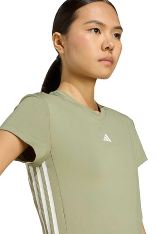T-shirt slim d’entraînement Hyglm - Vert olive