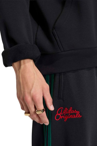 Sweat à capuche Monogram - Noir