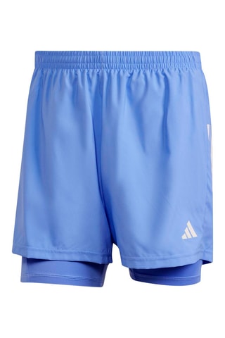 Short de running 2-en-1 taille haute Own the Run - Ciel