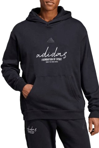 Sweat à capuche et pantalon Love - Noir
