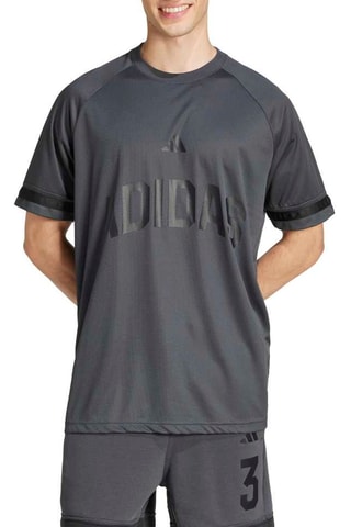 T-shirt loose - Gris foncé