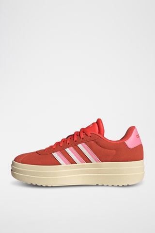 Baskets plateformes en cuir VL Court Bold - Rouge