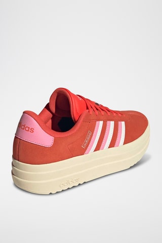 Baskets plateformes en cuir VL Court Bold - Rouge