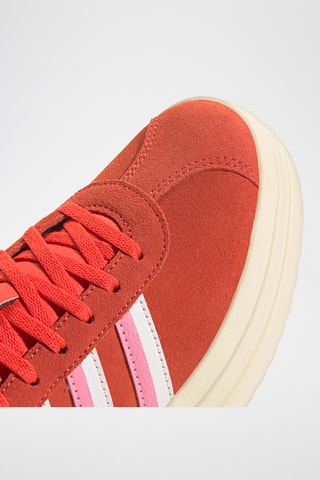 Baskets plateformes en cuir VL Court Bold - Rouge