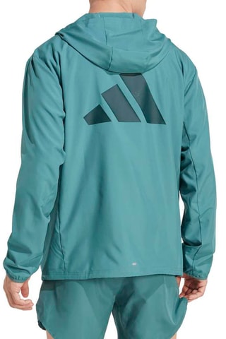 Veste regular à capuche - Vert