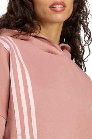 Sweat oversize à capuche - Rose