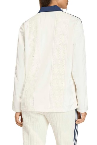 Polo oversize - Blanc et bleu marine