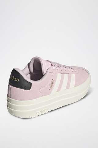Baskets plateformes en nubuck Court - Rose