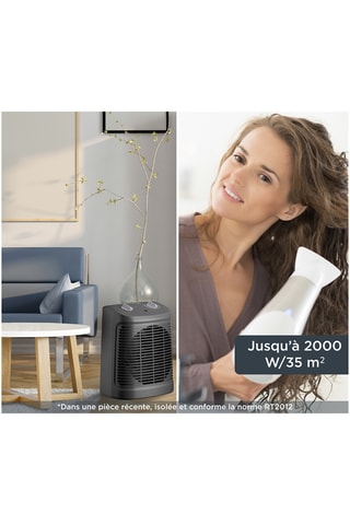Radiateur soufflant Instant Comfort Compact - 2000 W