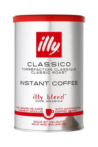 6 boîtes de café soluble Instant Coffee Illy - 95 g