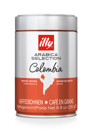 6 boîtes de café en grains Arabica Selection Colombia Illy - 250 g