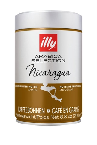 6 boîtes de café en grains Arabica Selection Nicaragua Illy - 250 g