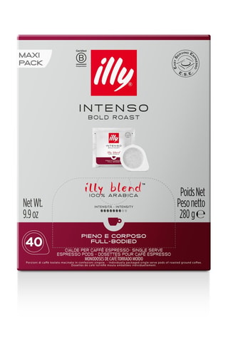 Café Intenso Illy Blend - 6 x 40 dosettes