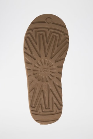 Low boots fourrés en nubuck Classic Micro - Beige