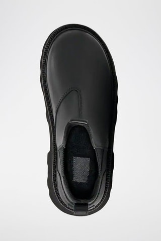 Bottines Chelsea de randonnée en cuir - Noir