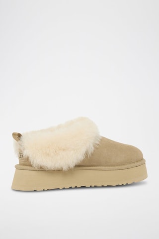 Bottines fourrées de randonnée en nubuck Tazzelle - Beige