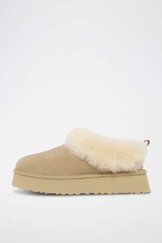 Bottines fourrées de randonnée en nubuck Tazzelle - Beige