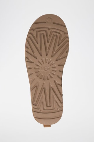Low boots fourrés en nubuck Classic Micro - Marron