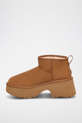 Bottines à talons en nubuck W Classic Ultra Mini - Marron