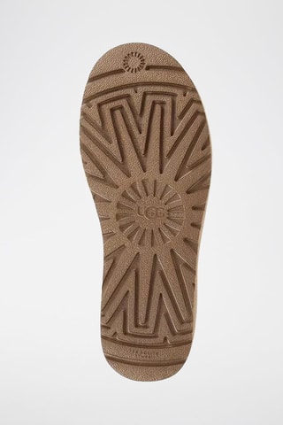 Bottines fourrées en nubuck Classic Mini Ii - Beige