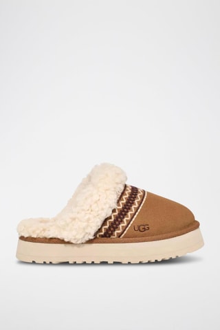 Chaussons en nubuck Disquette Atherson - Marron