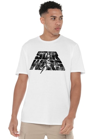 T-shirt Star Wars - Wit