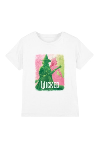 T-shirt Elphaba en Madame Morrible Wicked - Wit