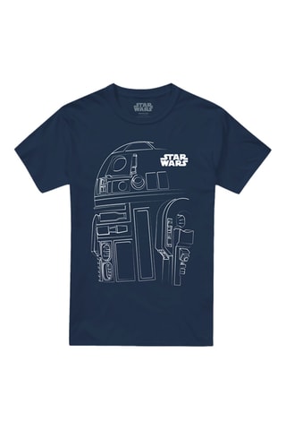 T-shirt R2-D2 Star Wars - Marineblauw