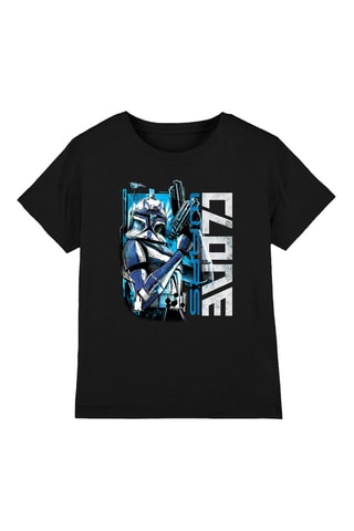 T-shirt Captain Rex The Clone Star Wars - Zwart