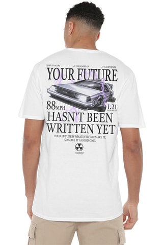 T-shirt Back to The Future - Wit