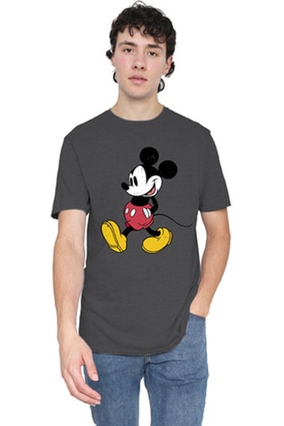 T-shirt Mickey Disney - Donkergrijs