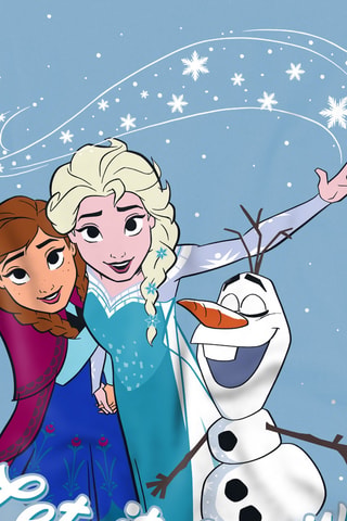 T-shirt Frozen Disney - Lichtblauw