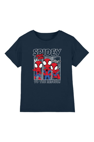 T-shirt Spidey Spidey en zijn Vrienden Marvel - Marineblauw