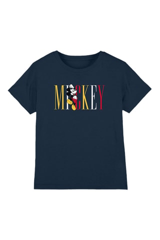 T-shirt Mickey Disney - Marineblauw