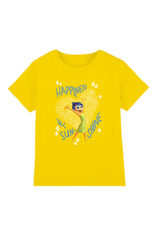 T-shirt Joy Inside Out Disney Pixar - Geel