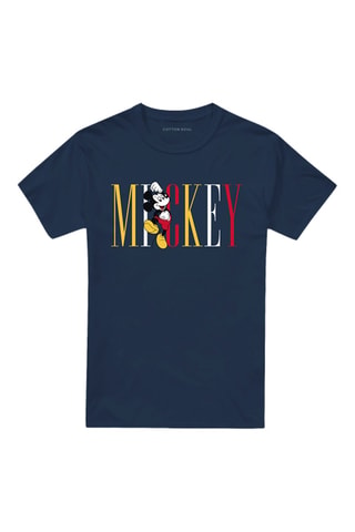 T-shirt Mickey Disney - Marineblauw