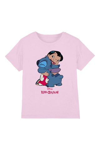 T-shirt Lilo en Stitch Disney - Lichtroze