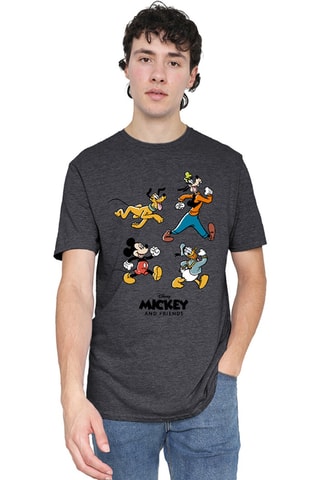 T-shirt Mickey Disney - Donkergrijs
