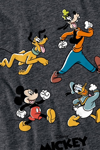 T-shirt Mickey Disney - Donkergrijs