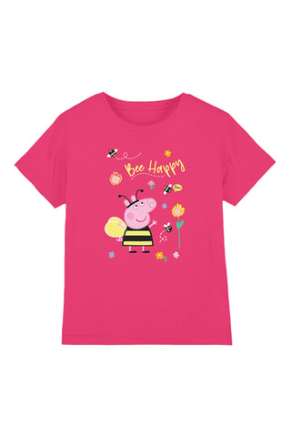 T-shirt Peppa Pig - Fuchsia