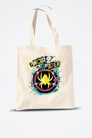 Tote Bag Ghost Spider Marvel - Ecru