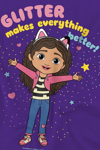 T-shirt Gabby en The Magic House - Paars